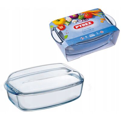 OEM Cazuela De Vidrio Pyrex Con Tapa, 4,6 L OEM Cazuela De Vidrio Pyrex Con Tapa, 4,6 L