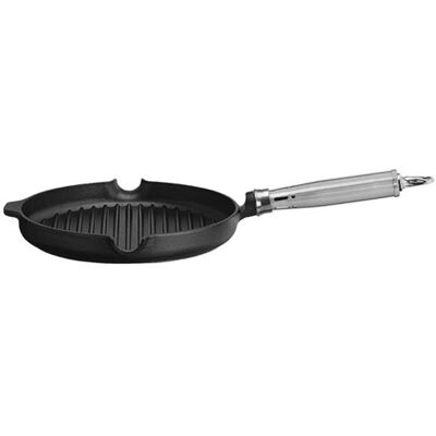 Sartén De Hierro Fundido Para Parrilla - Diámetro 250 Mm Hendi 629925 Sartén De Hierro Fundido Para Parrilla - Diámetro 250 Mm Hendi 629925