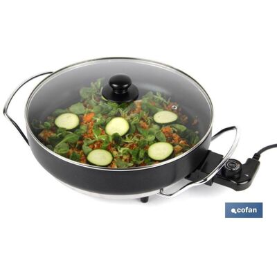 Sarten Electrica 36 X 7 Cm 1500 W , Sartén Eléctrica Idónea Para Cocinar Todo Tipo De Alimentos Sin Aceite Para Una Alimentación Saludable. Posee Una Gran Resistencia Gracias - Cofan Sarten Electrica 36 X 7 Cm 1500 W , Sartén Eléctrica Idónea Para Cocinar Todo Tipo De Alimentos Sin Aceite Para Una Alimentación Saludable. Posee Una Gran Resistencia Gracias - Cofan