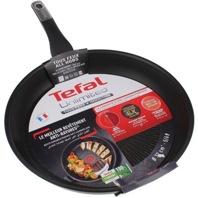 Tefal - Unlimited Sartén Para Freír - 32cm - G2550802 - 3168430300682 Tefal - Unlimited Sartén Para Freír - 32cm - G2550802 - 3168430300682