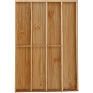 NORTHIX Bandeja Para Cubiertos De Bambu Con 7 Compartimentos NORTHIX Bandeja Para Cubiertos De Bambu Con 7 Compartimentos