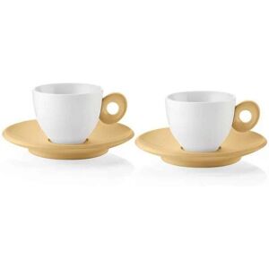 Guzzini - Everyday - mostaza - platillo - Tazas de espresso Guzzini - Everyday - mostaza - platillo - Tazas de espresso