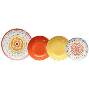 TOGNANA Vajilla Servicio 18 Piezas Aruba Multicolor Porcelana TOGNANA Vajilla Servicio 18 Piezas Aruba Multicolor Porcelana
