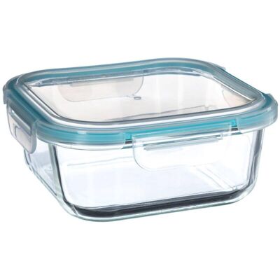 5five Simply Smart - Fiambrera Cristal 1820x1820x74cm 1180ml Transparente Azul Termos Fiambreras 5five Simply Smart - Fiambrera Cristal 1820x1820x74cm 1180ml Transparente Azul Termos Fiambreras