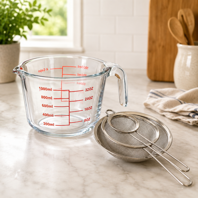 NORTHIX Juego De Utensilios Para Preparar Pasta 2 Piezas Juego De 3 Coladores De Acero Inoxidable Y Jarra Medidora De Cristal De 1 L 221352002 221352002 221352002 NORTHIX Juego De Utensilios Para Preparar Pasta 2 Piezas Juego De 3 Coladores De Acero Inoxidable Y Jarra Medidora De Cristal De 1 L 221352002 221352002 221352002