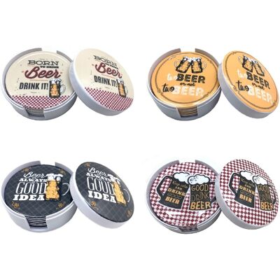 Signes Grimalt - Salvamanteles Cocina Salvamanteles 24 Uni. Posavasos Multicolor 11x11x6cm 25219 Signes Grimalt - Salvamanteles Cocina Salvamanteles 24 Uni. Posavasos Multicolor 11x11x6cm 25219