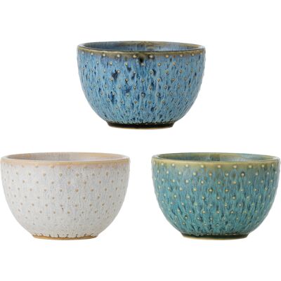 Bloomingville - Harriet Bowl - Blue - Stoneware Bloomingville - Harriet Bowl - Blue - Stoneware