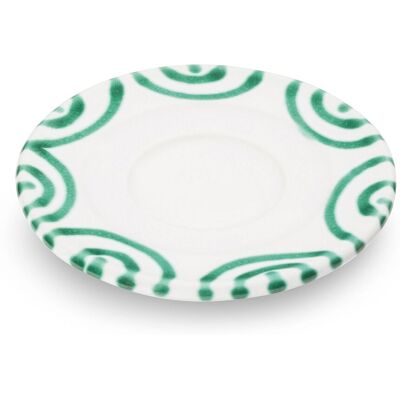 GMUNDNER KERAMIK Gmundner Cerámica Plato Verde Flameado Espresso (ø 11cm) GMUNDNER KERAMIK Gmundner Cerámica Plato Verde Flameado Espresso (ø 11cm)