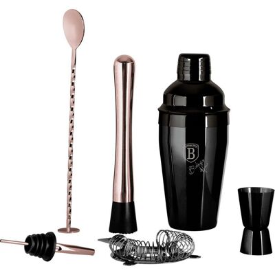 Berlinger Haus Conjunto De Accesorios Para Bar Negro Mate Oro Rosa Berlinger Haus Conjunto De Accesorios Para Bar Negro Mate Oro Rosa