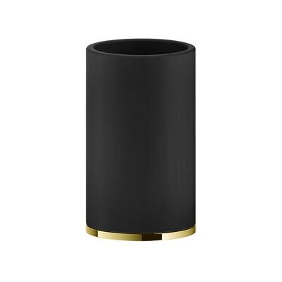 Vaso De Pie Gessi Inciso Negro Mate, 58532246 Vaso De Pie Gessi Inciso Negro Mate, 58532246