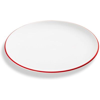 GMUNDNER KERAMIK Gmundner Cerámica Borde Rojo Rubí, Plato De Postre Taza (ø 20cm) GMUNDNER KERAMIK Gmundner Cerámica Borde Rojo Rubí, Plato De Postre Taza (ø 20cm)
