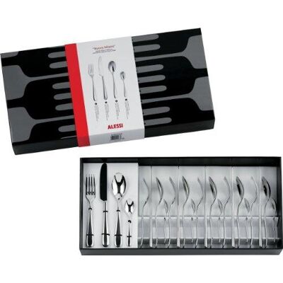 Alessi 5180s24m Nuovo Milano Besteckset Monoblock Alessi 5180s24m Nuovo Milano Besteckset Monoblock