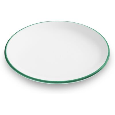 Gmundner Keramik - Gmundner Cerámica Borde Verde, Plato De Postre Taza (ø 20cm) Gmundner Keramik - Gmundner Cerámica Borde Verde, Plato De Postre Taza (ø 20cm)