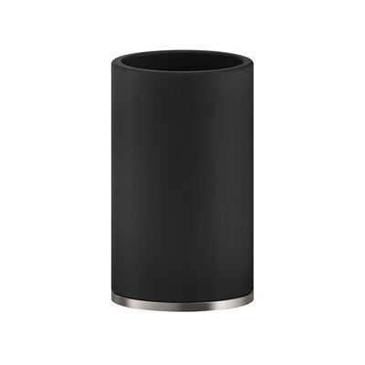 Gessi Inciso Vaso de pie negro mate - Soporte para cepillo Gessi Inciso Vaso de pie negro mate - Soporte para cepillo