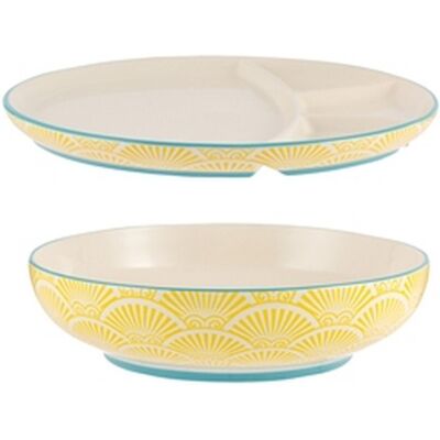 Typhoon World Foods Cuenco Multi-Cocina y Placa Divisoria - Platos para servir Typhoon World Foods Cuenco Multi-Cocina y Placa Divisoria - Platos para servir