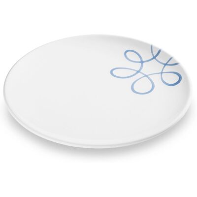 Gmundner Keramik - Gmundner Ceramics Pur Flamed Blue, Taza Plato Llano (ø 25cm) Gmundner Keramik - Gmundner Ceramics Pur Flamed Blue, Taza Plato Llano (ø 25cm)