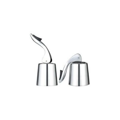 OEM Juego De 2 Tapones Para Champán, Tapones Reutilizables De Acero Inoxidable Para Botellas De Vino - Crezuo OEM Juego De 2 Tapones Para Champán, Tapones Reutilizables De Acero Inoxidable Para Botellas De Vino - Crezuo