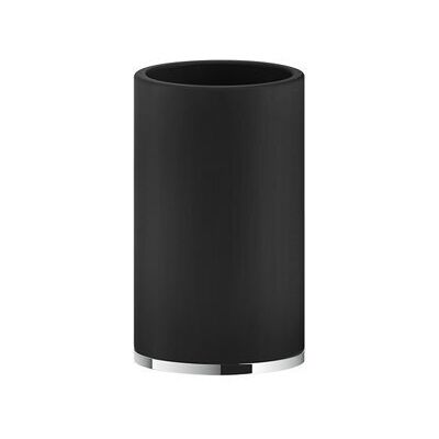 Vaso De Pie Gessi Inciso Negro Mate, 58532031 Vaso De Pie Gessi Inciso Negro Mate, 58532031