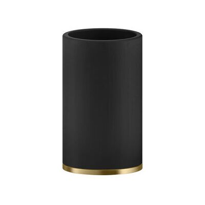 Vaso De Pie Gessi Inciso Negro Mate, 58532727 Vaso De Pie Gessi Inciso Negro Mate, 58532727
