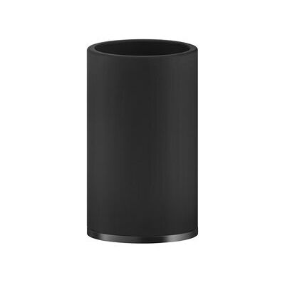 Vaso de pie negro mate Gessi Inciso - Accesorio de baño Vaso de pie negro mate Gessi Inciso - Accesorio de baño