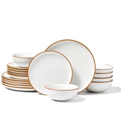 OEM Vajilla Para 6 Personas, Platos Y Cuencos Redondos, Cerámica Resistente A Arañazos, Apta Para Lavavajillas Y Microondas, Ideal Para Postres, Ensaladas, Sopas Y Pastas, Color Blanco, 18 Uds OEM Vajilla Para 6 Personas, Platos Y Cuencos Redondos, Cerámica Resistente A Arañazos, Apta Para Lavavajillas Y Microondas, Ideal Para Postres, Ensaladas, Sopas Y Pastas, Color Blanco, 18 Uds