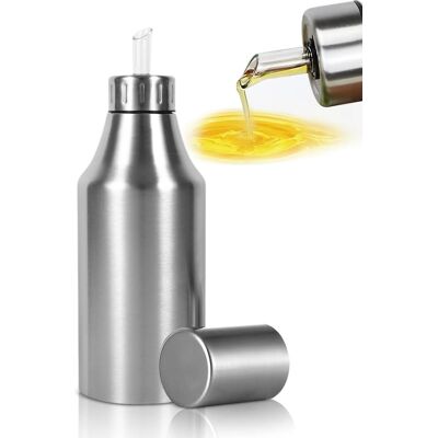 OEM Dispensador De Aceite De Oliva De 500 Ml, Botella De Aceite Y Vinagre, Botella De Acero Inoxidable Con Boquilla Antigoteo Para Aceite Y Vinagre. OEM Dispensador De Aceite De Oliva De 500 Ml, Botella De Aceite Y Vinagre, Botella De Acero Inoxidable Con Boquilla Antigoteo Para Aceite Y Vinagre.