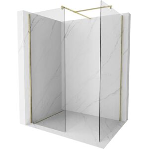 Mexen Kioto Pared De Ducha Walk-in 180 X 110 Cm, Transparente, Dorada - 800-180-202-50-00-110 Mexen Kioto Pared De Ducha Walk-in 180 X 110 Cm, Transparente, Dorada - 800-180-202-50-00-110
