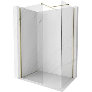 Mexen Kioto-x Pantalla De Ducha Walk-in 150 X 110 Cm, Transparente 10 Mm, Dorada - 800-150-202-50-00-110-x Mexen Kioto-x Pantalla De Ducha Walk-in 150 X 110 Cm, Transparente 10 Mm, Dorada - 800-150-202-50-00-110-x