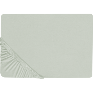 Sábana ajustable Light Green Cotton 160 x 200 cm Borde Elástico - Sábana Sábana ajustable Light Green Cotton 160 x 200 cm Borde Elástico - Sábana