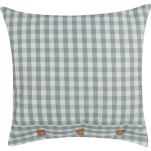 Cojín Moderno Verde y Blanco Cuadros 45cm Beliani Cojín Moderno Verde y Blanco Cuadros 45cm Beliani