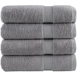 Toallas De Baño Solund 4 Unidades Gris 100x150 Cm 600 Gsm Vidaxl Toallas De Baño Solund 4 Unidades Gris 100x150 Cm 600 Gsm Vidaxl