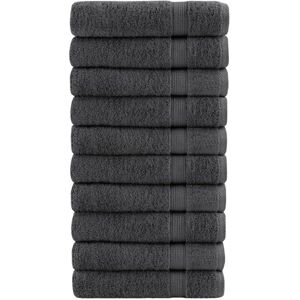 Toallas De Baño Solund 10 Unidades Antracita 100x150 Cm 600 Gsm Vidaxl Toallas De Baño Solund 10 Unidades Antracita 100x150 Cm 600 Gsm Vidaxl