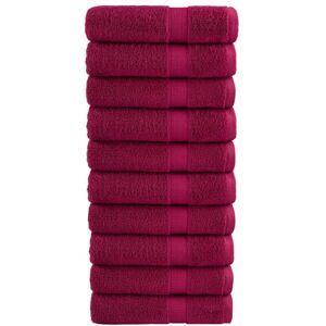 Toallas De Mano Solund 10 Unidades Burdeos 50x100 Cm 600 Gsm Vidaxl Toallas De Mano Solund 10 Unidades Burdeos 50x100 Cm 600 Gsm Vidaxl