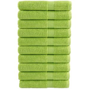 Toallas Premium Solund 10 Uds Verde Manzana 100x200 Cm 600 Gsm Vidaxl Toallas Premium Solund 10 Uds Verde Manzana 100x200 Cm 600 Gsm Vidaxl