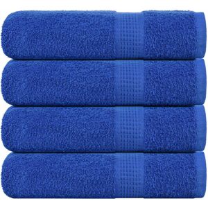 Toallas De Ducha 4 Uds 100% Algodón Azul 70x140 Cm 360 Gsm Vidaxl Toallas De Ducha 4 Uds 100% Algodón Azul 70x140 Cm 360 Gsm Vidaxl