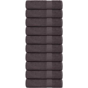 Toallas De Baño 10 Uds Antracita 100x150 Cm 360gsm 100% Algodón Vidaxl Toallas De Baño 10 Uds Antracita 100x150 Cm 360gsm 100% Algodón Vidaxl