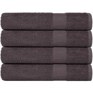 Toallas De Sauna 4 Uds 100% Algodón Antracita 80x200 Cm 360 Gsm Vidaxl Toallas De Sauna 4 Uds 100% Algodón Antracita 80x200 Cm 360 Gsm Vidaxl