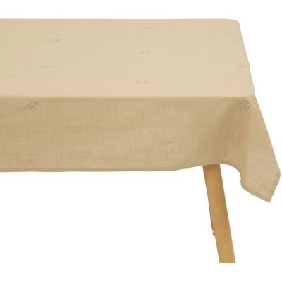 Mantel Joy 150x250cm Lino Beige - Atmosphera Créateur D'Intérieur Mantel Joy 150x250cm Lino Beige - Atmosphera Créateur D'Intérieur
