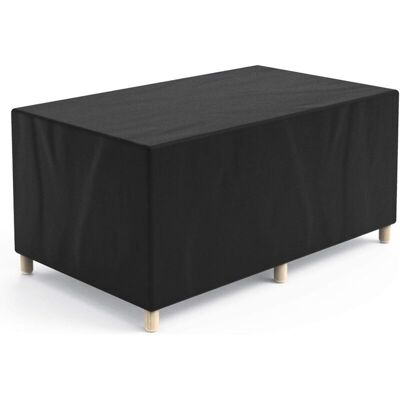 DPZO Funda Protectora Para Mesa De Jardín Rectangular En Tejido Oxford 420d Impermeable Y Resistente Al Viento, 242 X 162 X 100 Cm. DPZO Funda Protectora Para Mesa De Jardín Rectangular En Tejido Oxford 420d Impermeable Y Resistente Al Viento, 242 X 162 X 100 Cm.