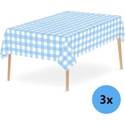 OEM Paquete De 3 Manteles De Plástico - Ideales Para Fiestas, Cenas Y Bufés De Boda - Mantel Rectangular - 137 X 274 Cm - Azul Oscuro OEM Paquete De 3 Manteles De Plástico - Ideales Para Fiestas, Cenas Y Bufés De Boda - Mantel Rectangular - 137 X 274 Cm - Azul Oscuro