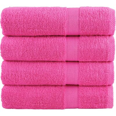 Vidaxl Toallas De Mano Solund 4 Unidades Rosa 50x100 Cm 600 Gsm Vidaxl Toallas De Mano Solund 4 Unidades Rosa 50x100 Cm 600 Gsm