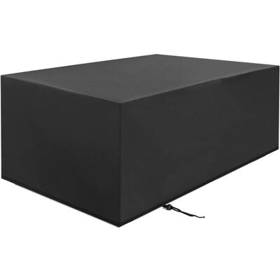 GALOZZOIT Funda Para Muebles De Jardín, Funda Rectangular Para Mesa De Jardín, Impermeable Y Resistente A Los Rayos Uv, De Tejido Oxford De Pvc 210d (213 X 132 X 74 Cm). GALOZZOIT Funda Para Muebles De Jardín, Funda Rectangular Para Mesa De Jardín, Impermeable Y Resistente A Los Rayos Uv, De Tejido Oxford De Pvc 210d (213 X 132 X 74 Cm).