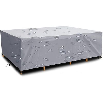 L&H-CFCAHL Funda Para Muebles De Jardín De 190 X 125 X 75 Cm, Oxford Plateada, Lona Protectora Para Muebles De Jardín Y Exterior, Impermeable, Resistente Al Viento, A Los Rayos Uv Y Al Frío. L&H-CFCAHL Funda Para Muebles De Jardín De 190 X 125 X 75 Cm, Oxford Plateada, Lona Protectora Para Muebles De Jardín Y Exterior, Impermeable, Resistente Al Viento, A Los Rayos Uv Y Al Frío.