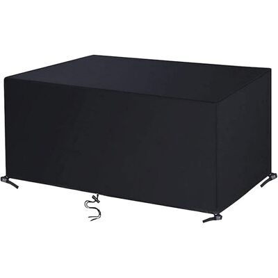 L&H-CFCAHL Funda Para Muebles De Jardín De 140 X 90 X 75 Cm, Color Negro, Rectangular, Oxford, Lona Protectora Para Muebles De Jardín Y Exterior, Impermeable, Resistente Al Viento, A Los Rayos Uv Y Al Frío. L&H-CFCAHL Funda Para Muebles De Jardín De 140 X 90 X 75 Cm, Color Negro, Rectangular, Oxford, Lona Protectora Para Muebles De Jardín Y Exterior, Impermeable, Resistente Al Viento, A Los Rayos Uv Y Al Frío.