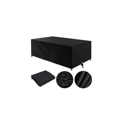 OEM Funda Para Muebles De Jardín (negra), 210 X 110 X 70 Cm, Tejido Oxford, Impermeable, Resistente Al Viento Y A Los Rayos Uv, Funda Rectangular Para Muebles De Jardín - Crezuo OEM Funda Para Muebles De Jardín (negra), 210 X 110 X 70 Cm, Tejido Oxford, Impermeable, Resistente Al Viento Y A Los Rayos Uv, Funda Rectangular Para Muebles De Jardín - Crezuo