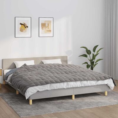 VADAXL Vidaxl Manta Con Peso Tela Gris 155x220 Cm 11 Kg VADAXL Vidaxl Manta Con Peso Tela Gris 155x220 Cm 11 Kg