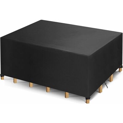 Funda Para Muebles De Jardín - Funda Rectangular Para Mesa De Jardín, Funda Protectora - Impermeable, Resistente A Los Rayos Uv, Tela Oxford 420d Para Exterior - 213 X 132 X 72 Cm - Lablanc Funda Para Muebles De Jardín - Funda Rectangular Para Mesa De Jardín, Funda Protectora - Impermeable, Resistente A Los Rayos Uv, Tela Oxford 420d Para Exterior - 213 X 132 X 72 Cm - Lablanc