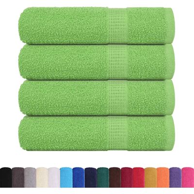 Vidaxl Toallas De Mano Frogn 4 Uds Verde Manzana 50x100 Cm 360 G/m² Vidaxl Toallas De Mano Frogn 4 Uds Verde Manzana 50x100 Cm 360 G/m²