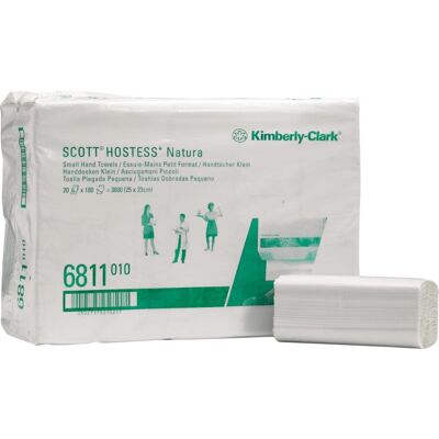 Kimberly-clark - Toalla Natura, 20 Rodillos De 180 Formatos De 2 Pliegues, Blanco (paquete De 20) Kimberly-clark - Toalla Natura, 20 Rodillos De 180 Formatos De 2 Pliegues, Blanco (paquete De 20)