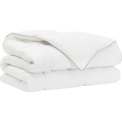Edredón De Invierno Blanco 260 X 220 Cm Bambú Vidaxl Edredón De Invierno Blanco 260 X 220 Cm Bambú Vidaxl